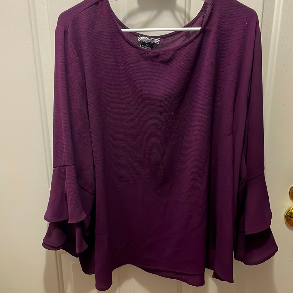 Eggplant Blouse